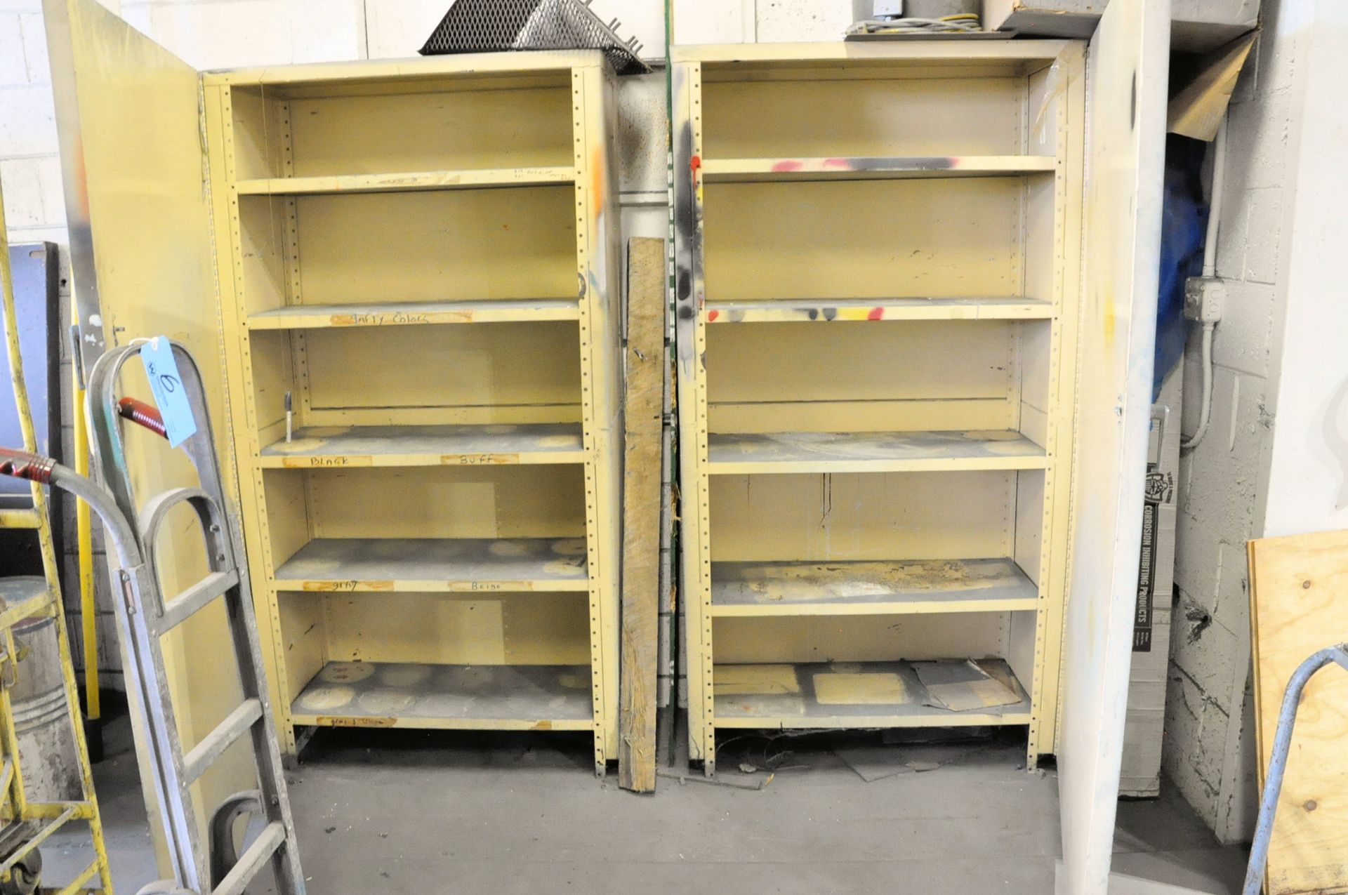 Lot-(2) Single Door Safety Cabinets - Image 2 of 2