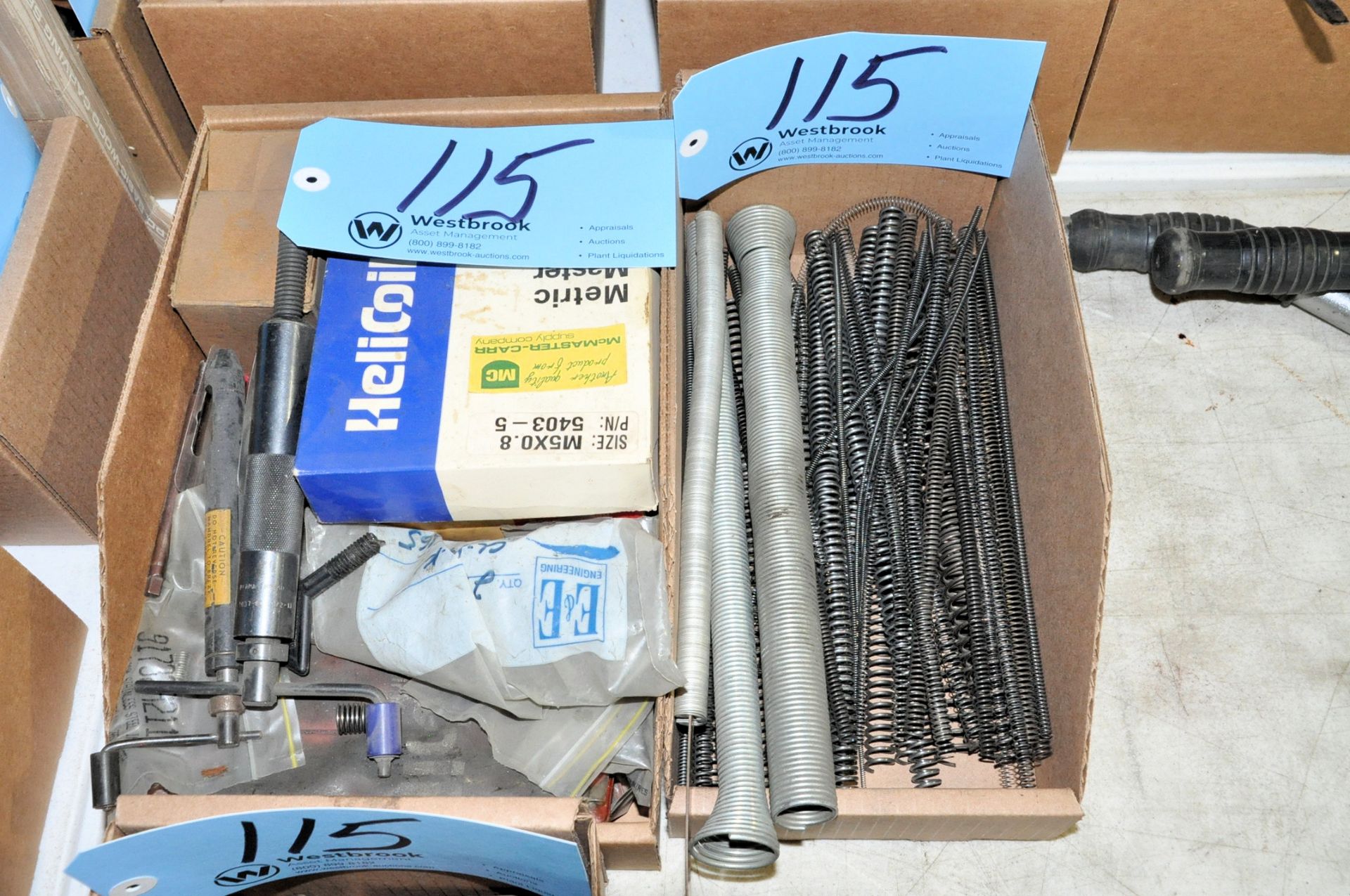 Lot-Springs, Tubing Bender Coils, HeliCoil Products and Tap Extractors in (3) Boxes - Image 4 of 4