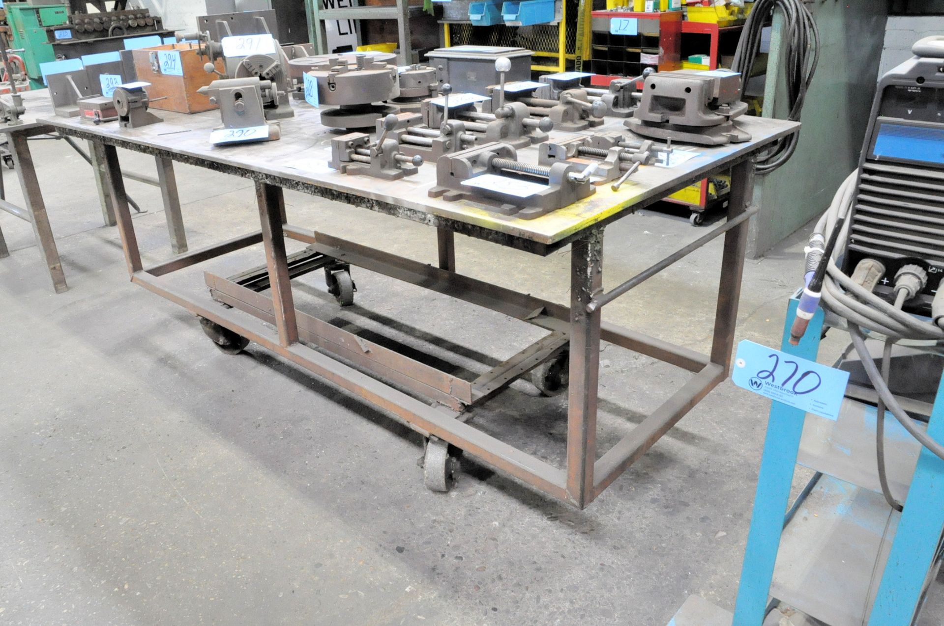 48" x 96" x 1/2" Steel Layout Table, (Contents Not Included), (Not to Be Removed Until Empty) - Image 2 of 2