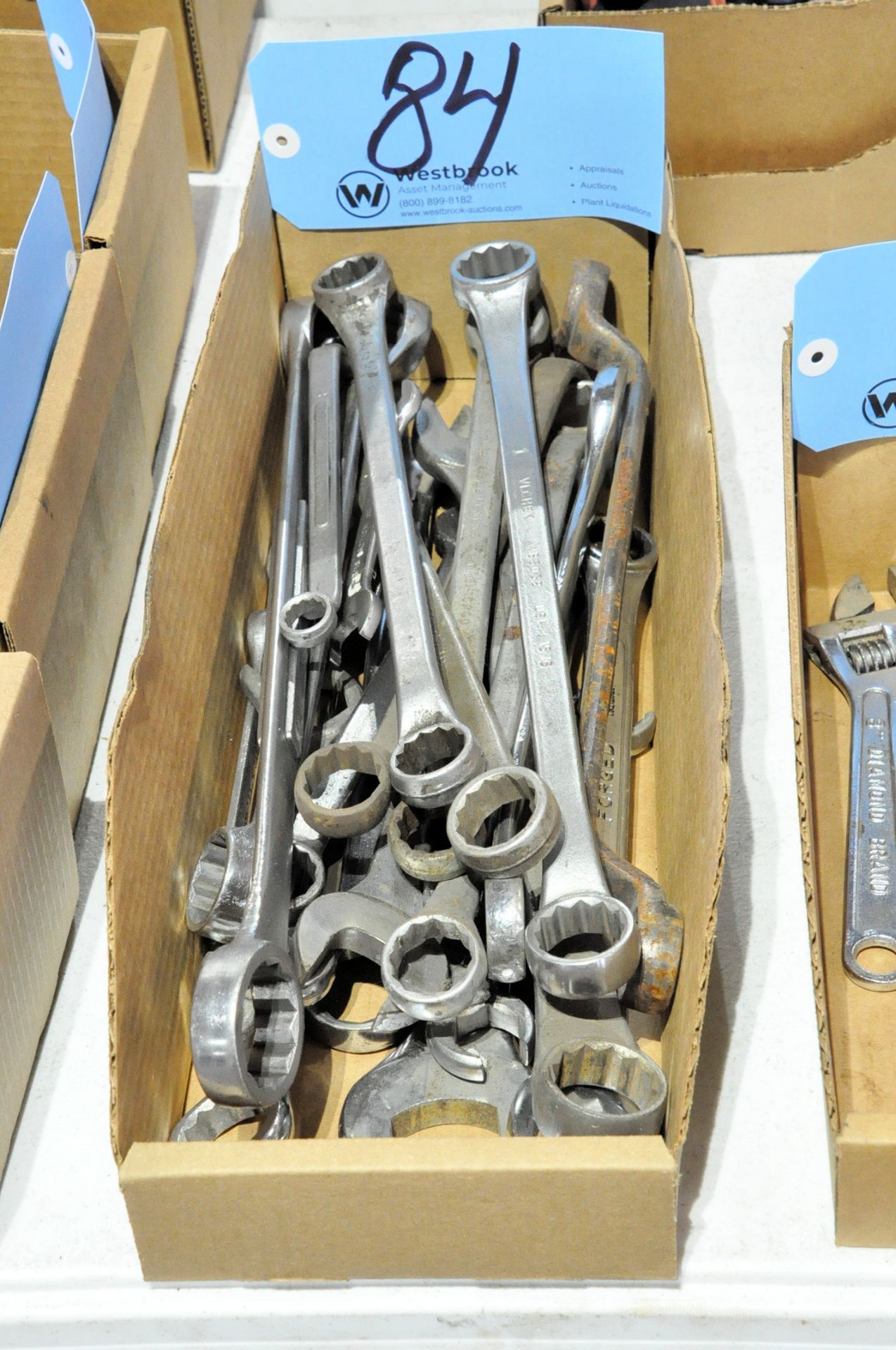 Lot-Mechanic Wrenches in (1) Box