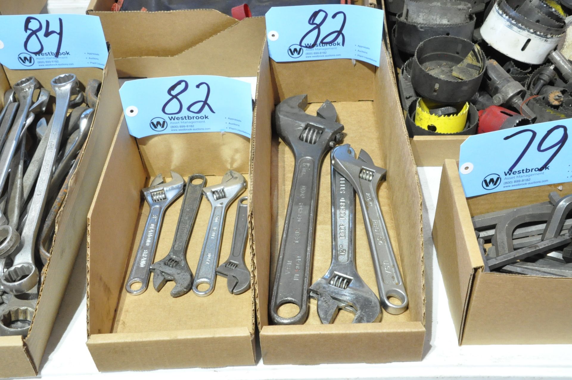 Lot-Adjustable Wrenches in (2) Boxes