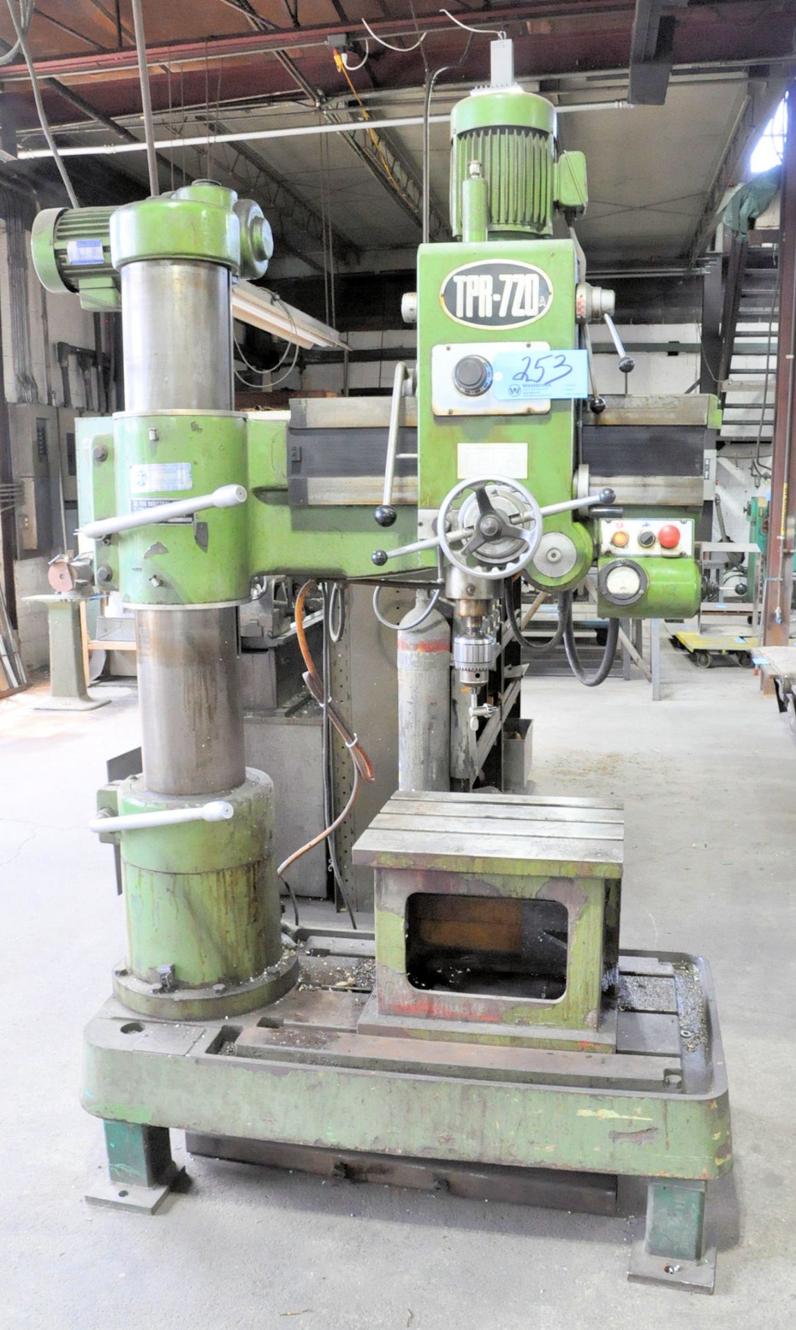 Tai-Piin Industrial 30" Arm x 8" Column Radial Drill