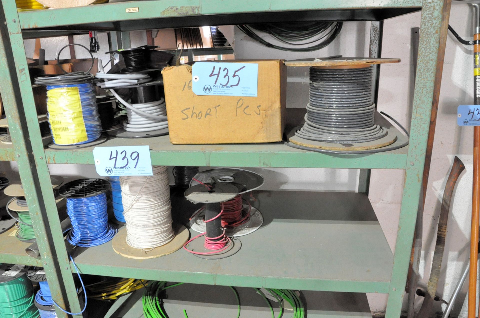 Lot-Various Spools of Wire and Tubing on (5) Shelves - Image 3 of 3