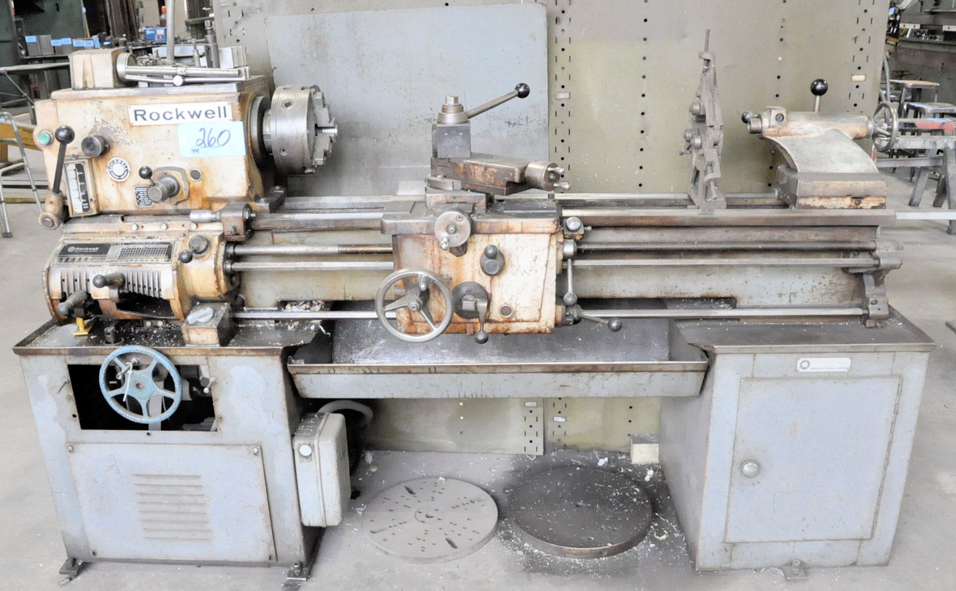 Rockwell Model 25-210, 15" x 42" Geared Head Engine Lathe