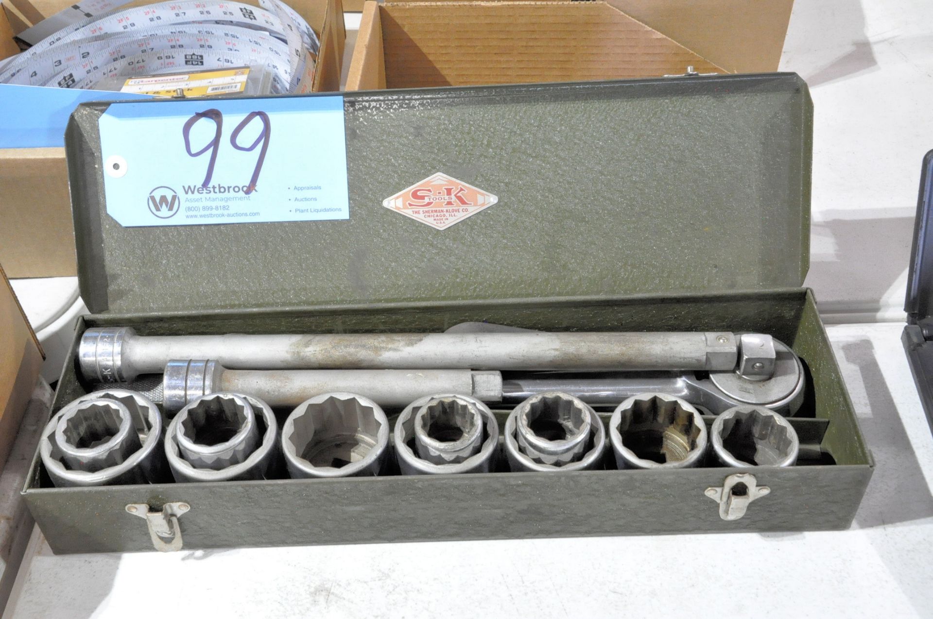 SK 3/4" Drive Socket Set with Case