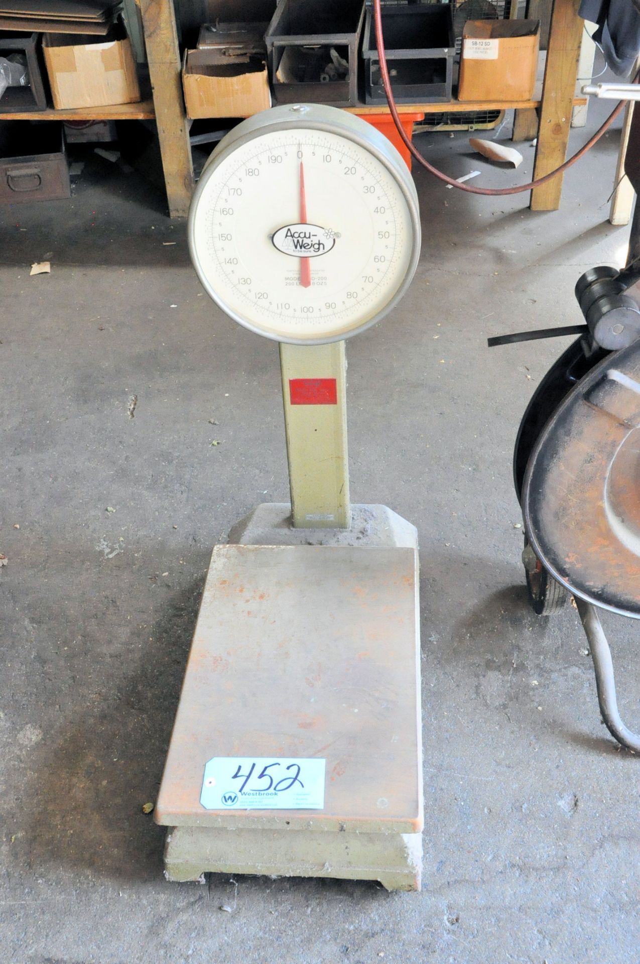 Accu-Weigh 200-Lbs. Capacity Portable Platform Scale