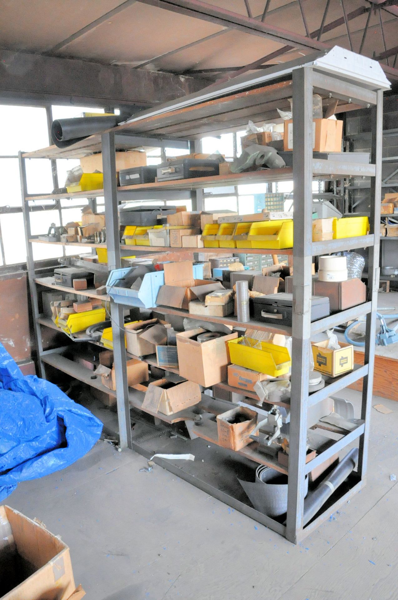 Lot-General Maintenance and Parts Contents of Upstairs Mezzanine, (Shelving Not Included)