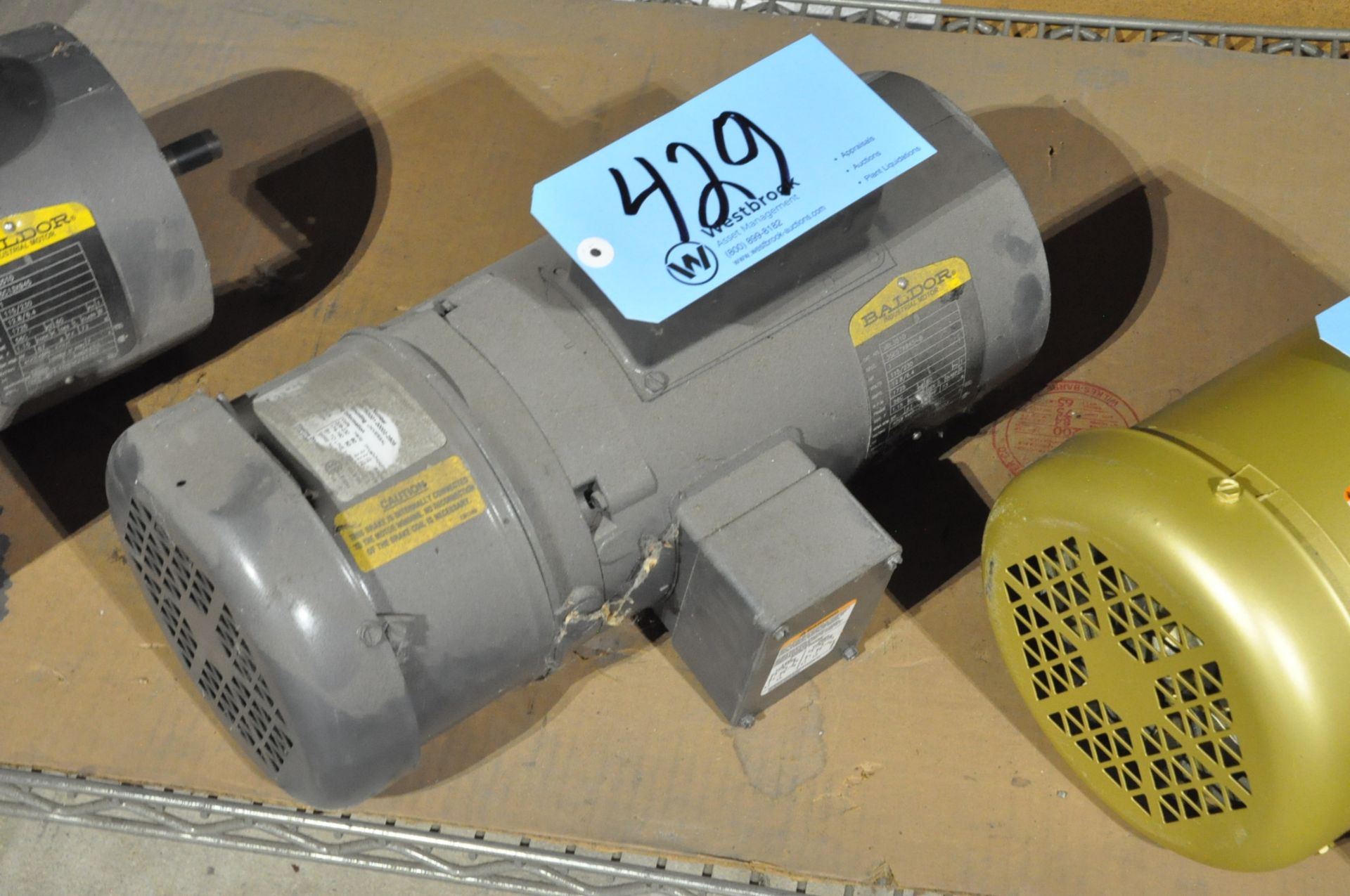 Baldor 1-HP Motor, 1-PH