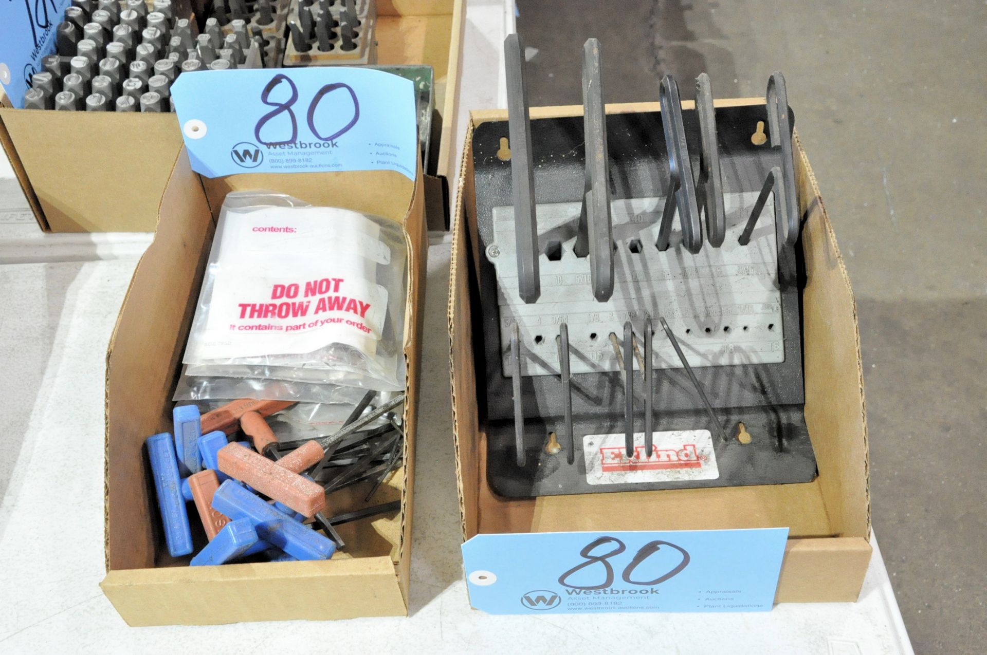 Lot-T Handle Allen Wrenches in (2) Boxes