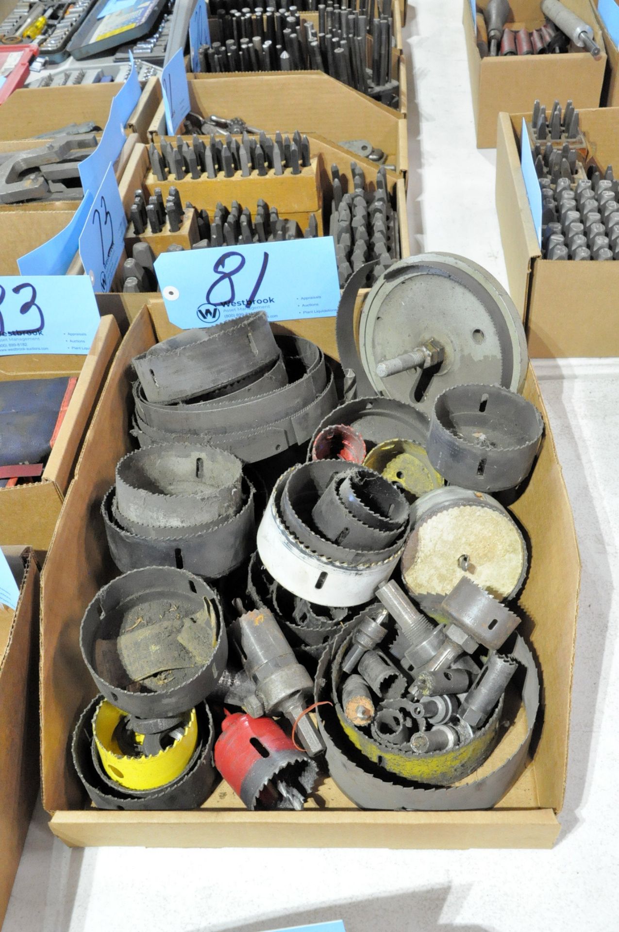 Lot-Various Hole Saws in (1) Box