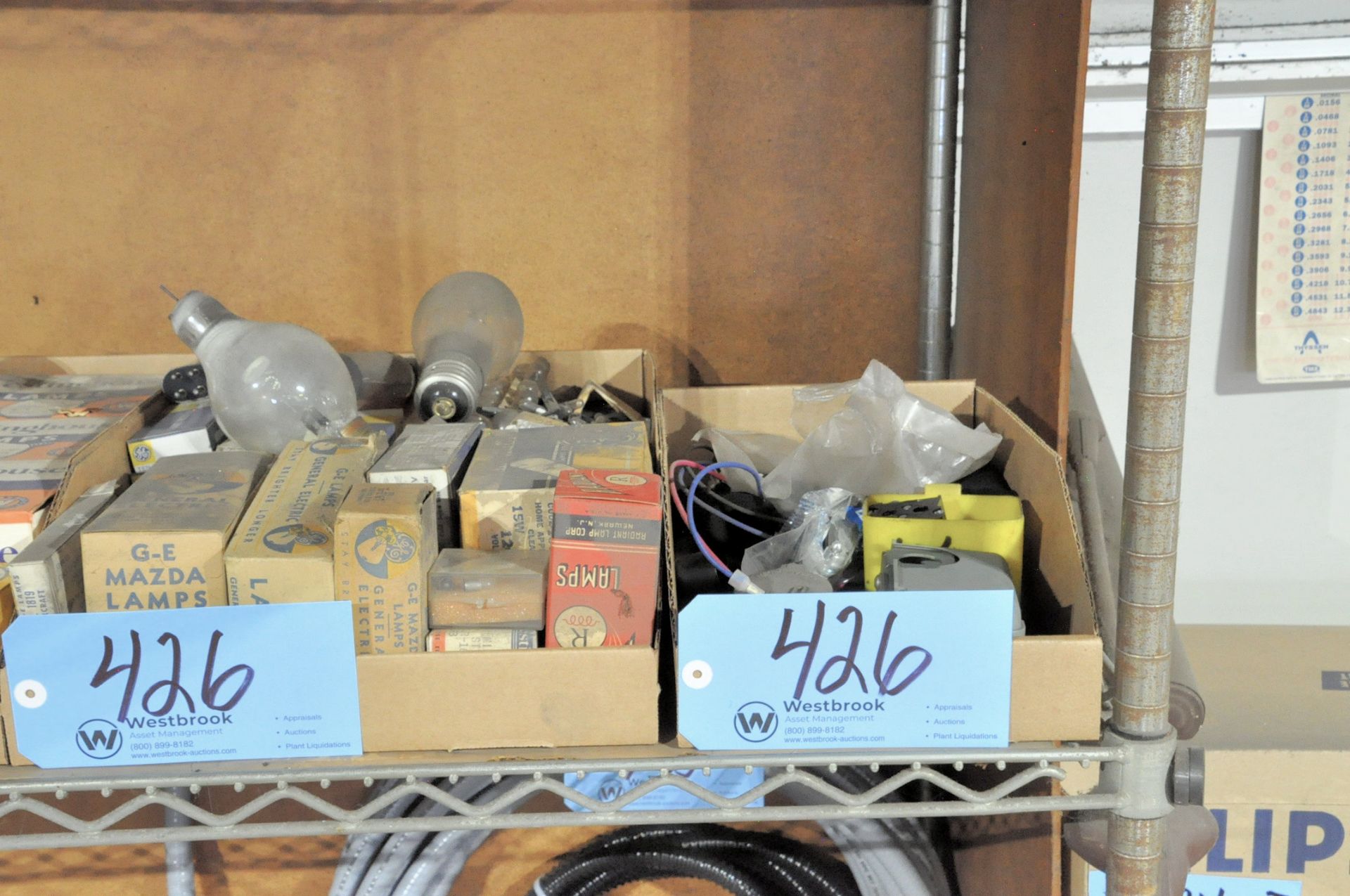 Lot-Various Electronics in (2) Boxes, with Light Bulbs in (3) Boxes on (1) Shelf - Image 4 of 4