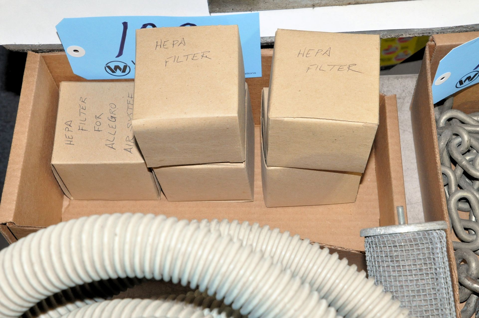 Gast Vacuum Pump with Hose and Respirator Mask with Filters in (3) Boxes - Image 4 of 4