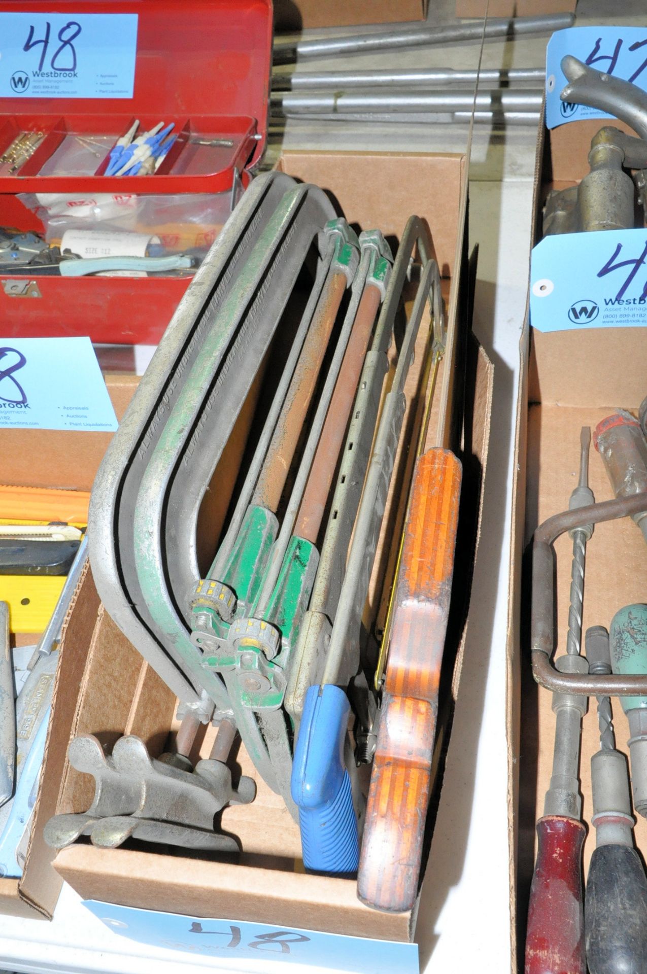 Lot-Hack Saws, Wood Saw, Knives and (2) Service Kits - Image 3 of 4