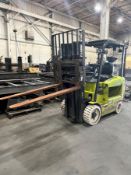 Clark 6,000 LB Electric Forklift, Model ECX 30 (2014)