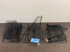 Lot of Wire Wall Shelves & Racks