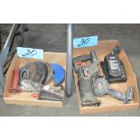 Lot-(1) Porter Cable Cordless Reciprocating Saw, (1) Light, (1) Charger and (1) Battery, Etc.