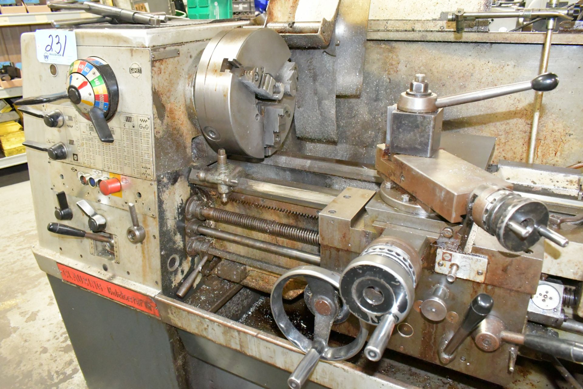 Clausing-Colchester 15", 15" x 48" Geared Head Engine Lathe - Image 3 of 5