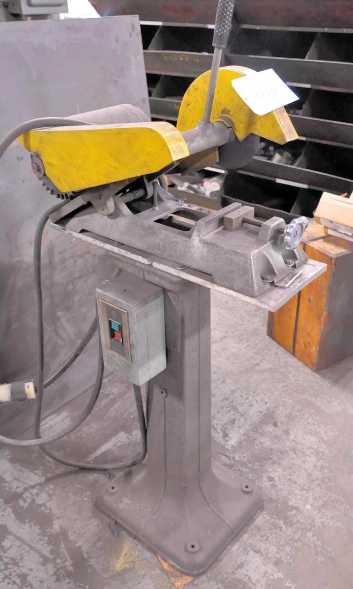 Kalamazoo 7" Abrasive Cutoff Saw with Stand, 3-HP 3-PH, with 12" x 66" Infeed Roller Conveyor - Image 3 of 3