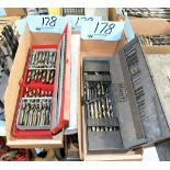 Lot-(2) Multi-Compartment Drill Indexes with Drills in (2) Boxes