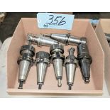 Lot-(7) CAT40 Taper Tool Holders in (1) Box