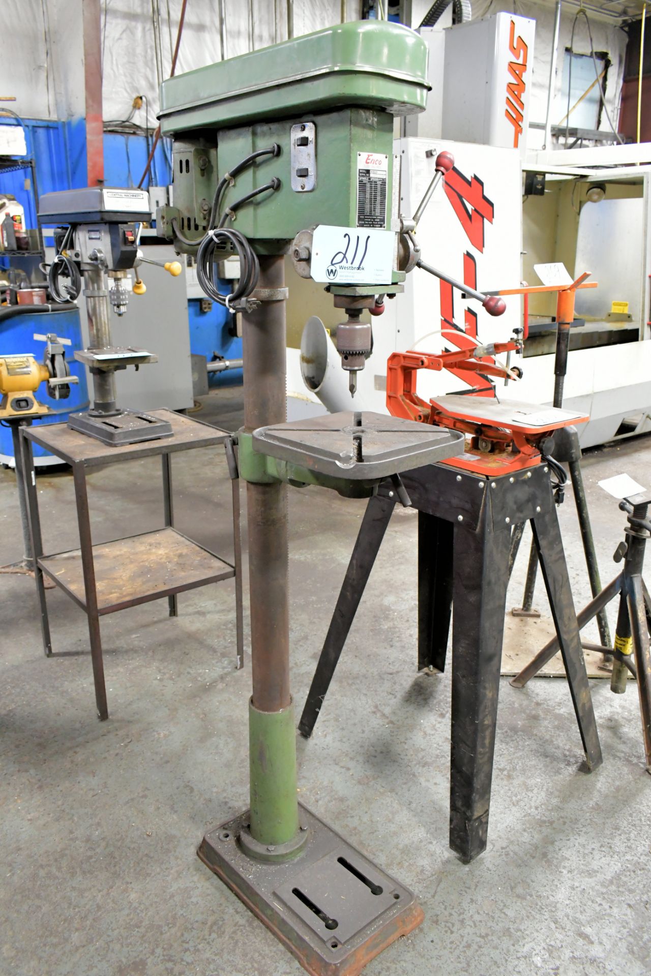 Enco Model 40005, 17" Variable Speed Floor Standing Drill Press,10" x 10" Work Surface, 1-PH - Image 2 of 3