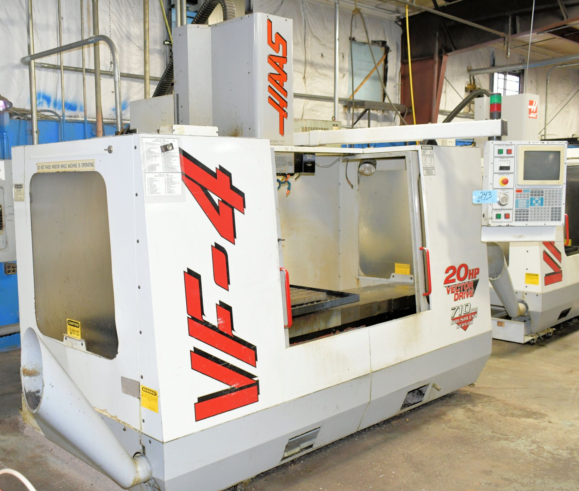 Haas VF-4 CNC Vertical Machining Center - Image 3 of 9