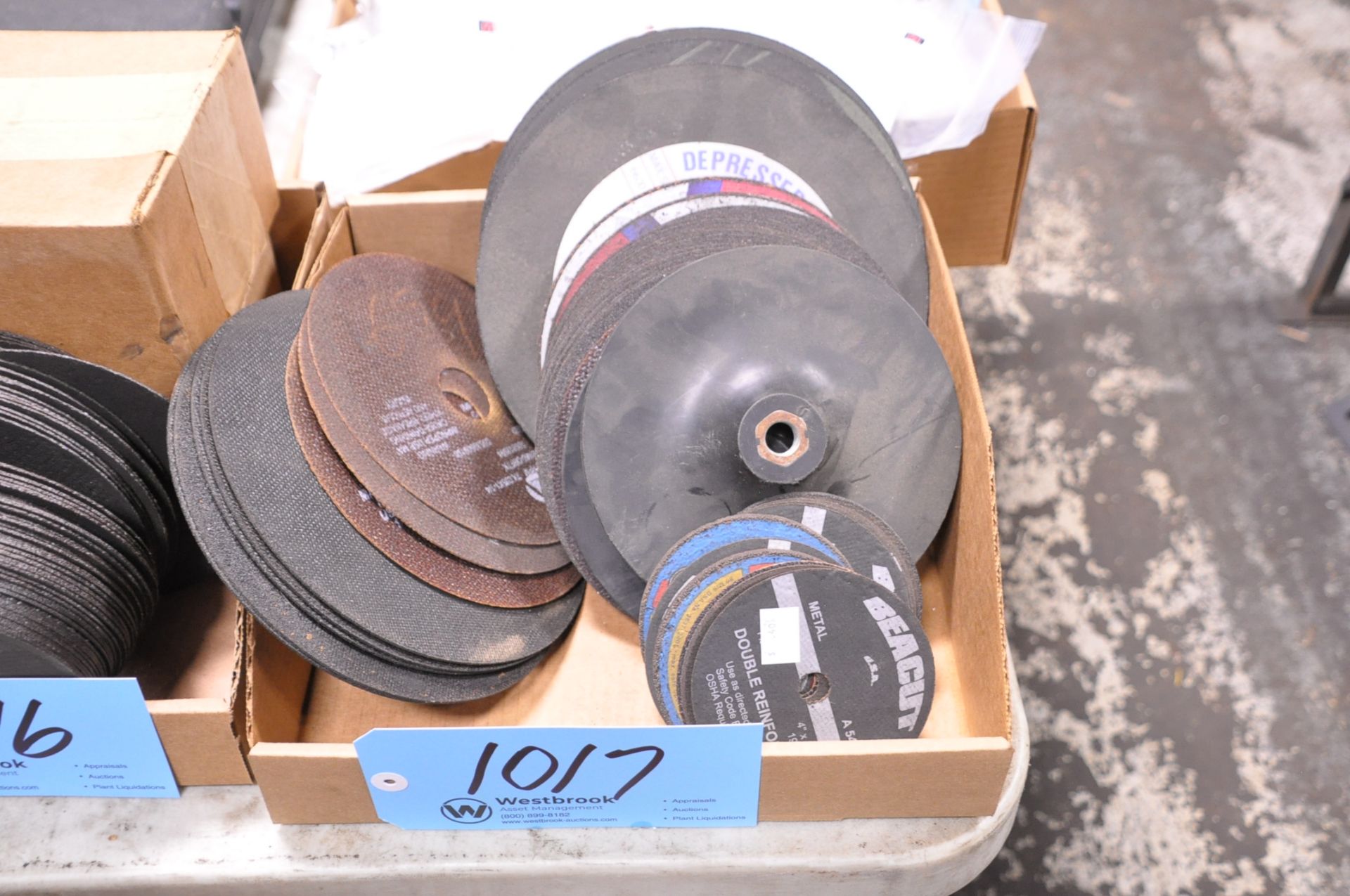 Lot-Various Cutoff and Grinding Wheels in (1) Box