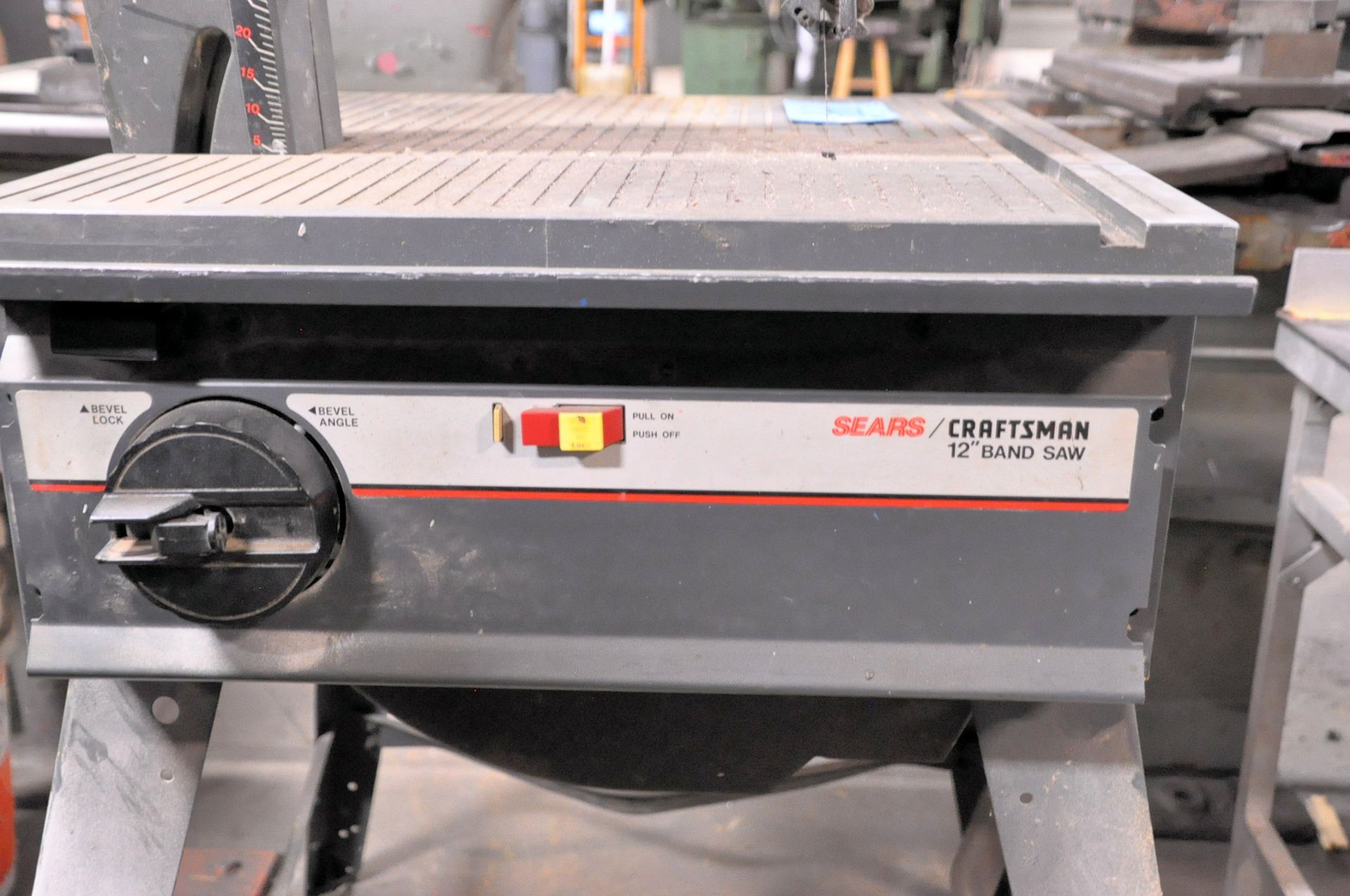 Sears Craftsman 12" 2-Speed Vertical Contour Wood Cutting Band Saw - Image 4 of 5