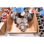 Lot-Various Oxygen/Acetylene Regulator Gages in (2) Boxes