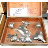 Various 6-Piece Inside Bore Gage Set with Case