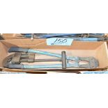 Lot-(1) Pair Bolt Cutters and (1) Soft Pipe Cutter in (1) Box