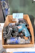 Lot-(4) Various Electric Drills in (1) Box