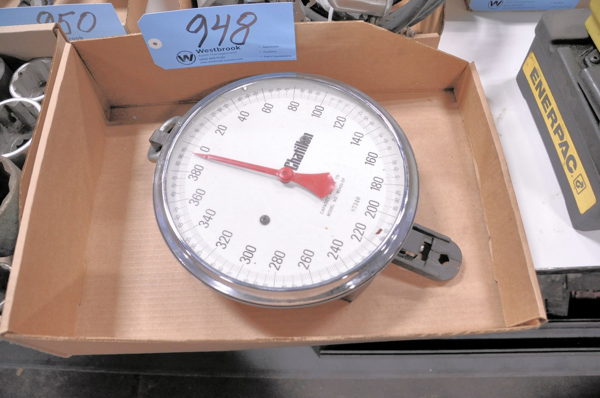Chatillon Model BD400-SP, 400-Lbs. Capacity Hanging Scale in (1) Box