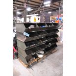 Lot-Various Allow Cutoff Stock with Tote Pan Rack