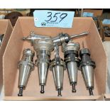 Lot-(7) CAT40 Taper Tool Holders in (1) Box