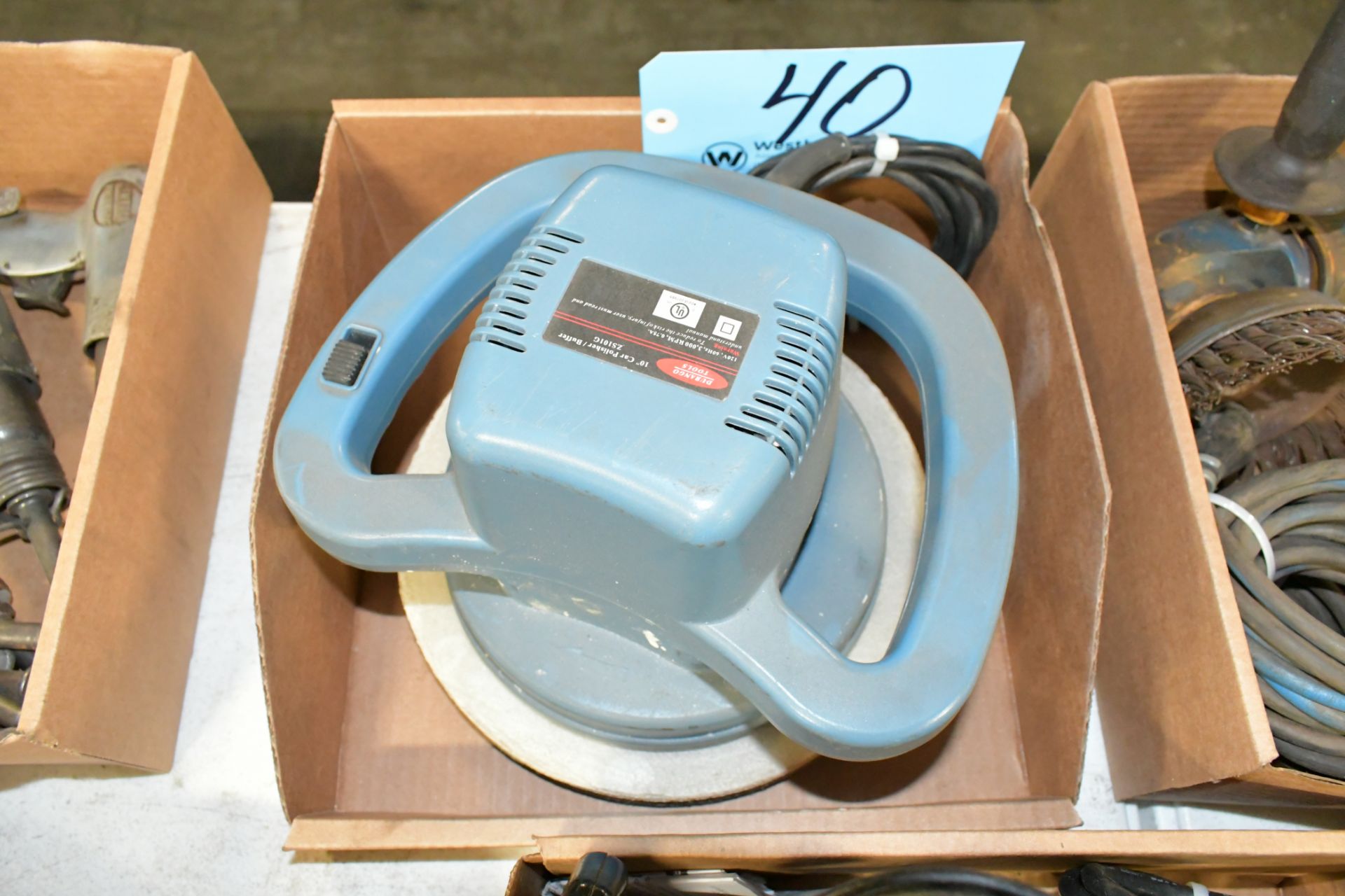 Derango 10" Electric Car Polisher/Buffer in (1) Box