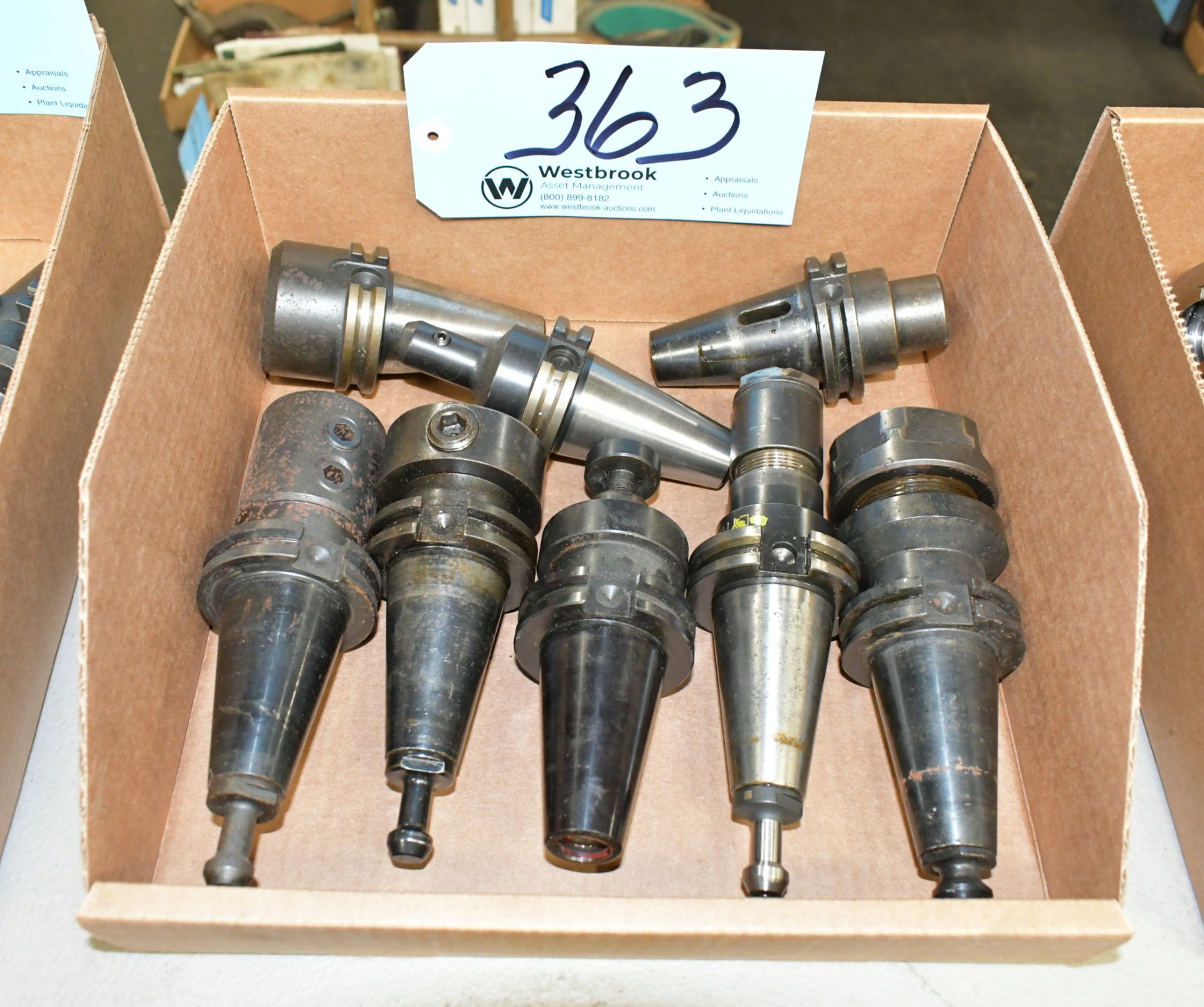 Lot-(8) CAT40 Taper Tool Holders in (1) Box