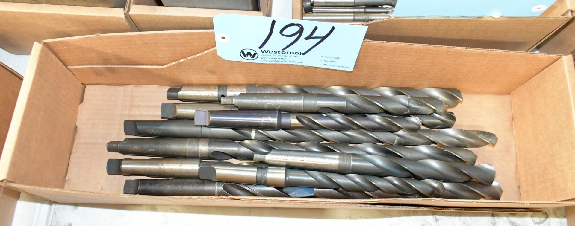 Lot-Taper Shank Drills in (1) Box