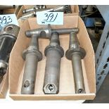 Lot-(4) 50-Taper Tool Holders with Microbore Bodies in (1) Box