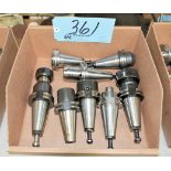 Lot-(8) CAT40 Taper Tool Holders in (1) Box