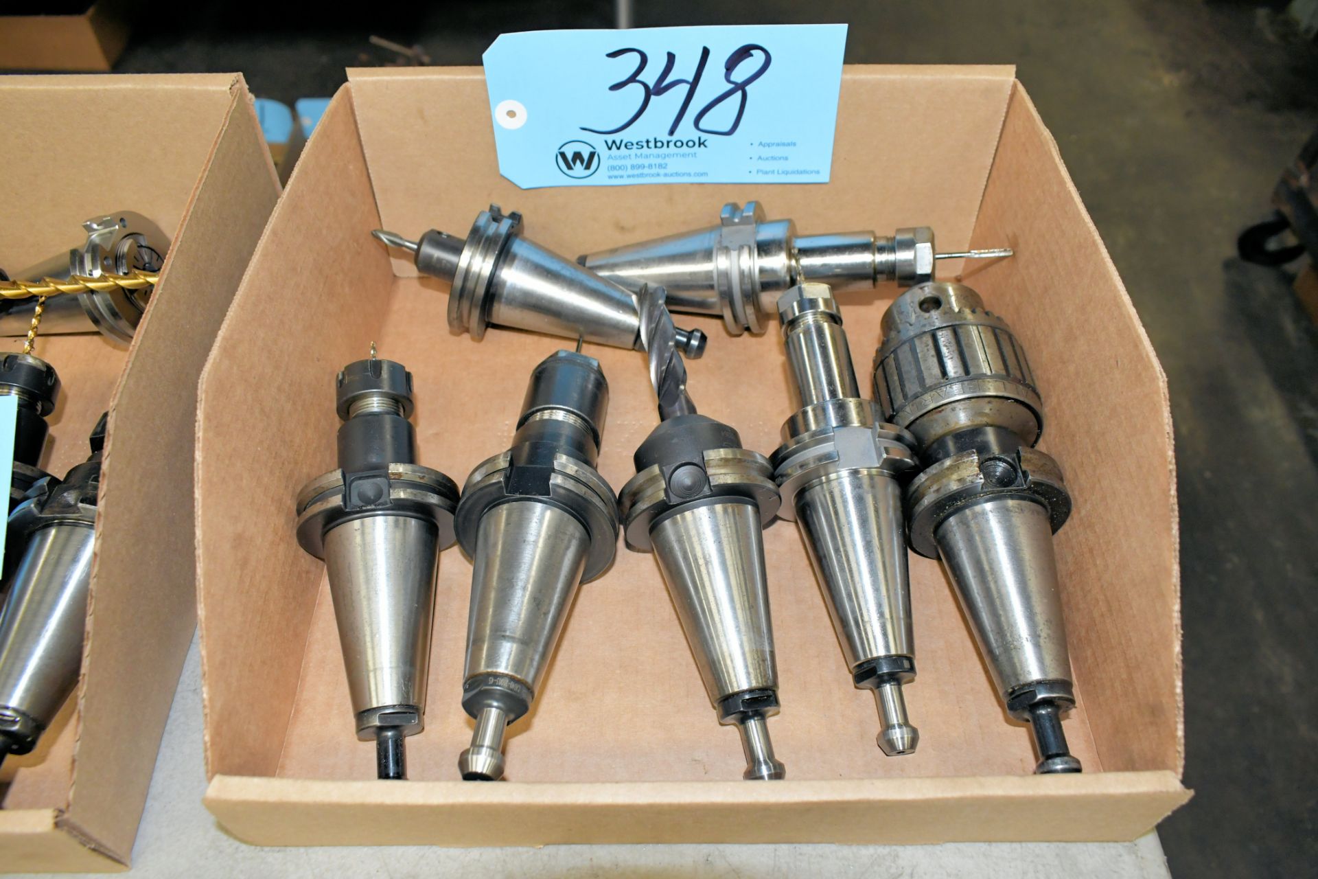 Lot-(7) CAT40 Taper Tool Holders in (1) Box