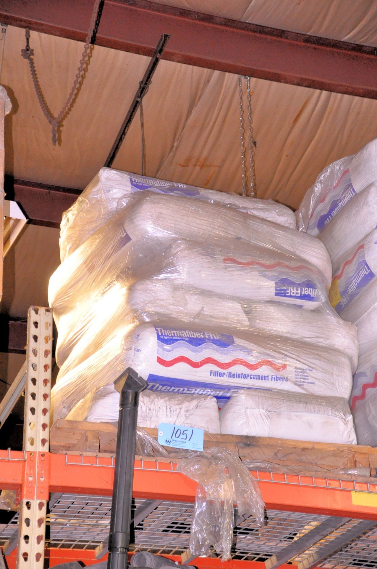 Lot-Thermafiber Loose Insulation on (1) Pallet on Top Shelf