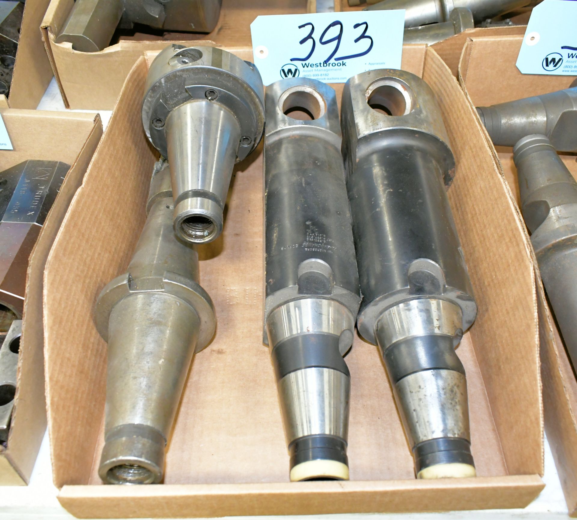 Lot-(4) Various 50-Taper Tool Holders in (1) Box