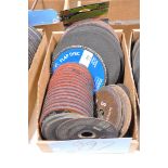 Lot-Various Abrasive Cutoff Wheels and Grinding Wheels in (1) Box