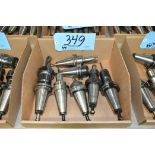 Lot-(7) CAT40 Taper Tool Holders in (1) Box