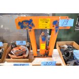 Lot-Central Hydraulics 12-Ton Capacity Bench Top Hydraulic Press with Pipe Bending Tooling