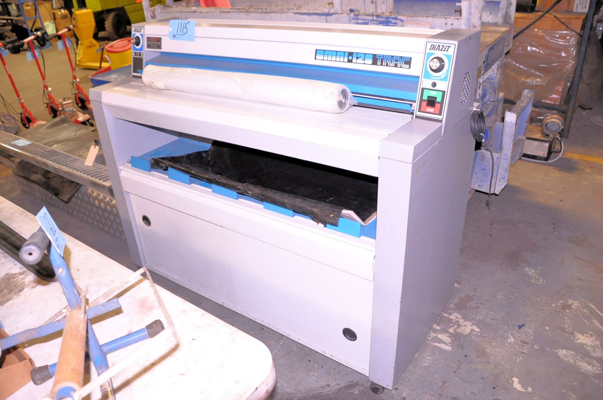 Diazit Omni-120 Trac Portable Blueprint Copier Machine