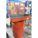 Safety-Kleen Drum Mounted Parts Washer Tank, 18" x 30" Tank, with Drum, 1-PH