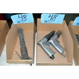 Lot-(1) Pneumatic Drill, (1) Driver Gun, and (1) Sanding Gun in (2) Boxes