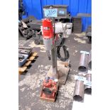 Milwaukee Cat. No. 4005 DymoDrill Core Drill with Stand and Milwaukee Pump